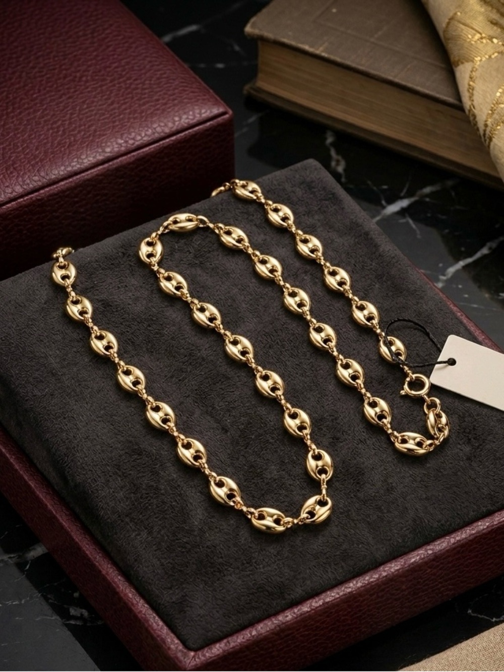 Vintage-Style 18k Gold - Filled Gg Puff [Charm/Necklace] - Warm Rich Tone